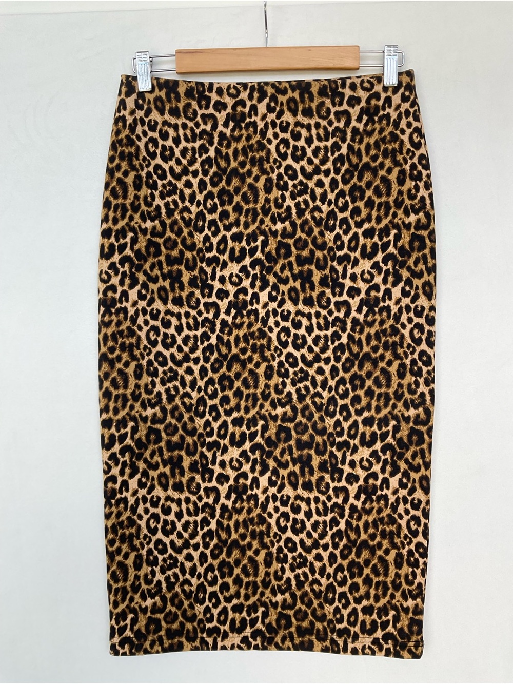 Sanctuary Leopard-Print Midi Pencil Skirt